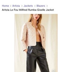 NWT Wilfred Le Fou Rumba Giselle jacket